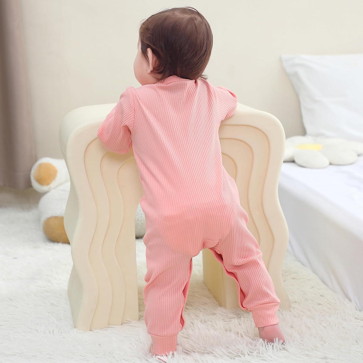 imageBaby Bodysuit Ribbed Romper 5pcs Soft Unisex Boy Girl Outfit Clothes Set 012 momth5piece Romper GreenGrayBlue