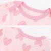 Baby Bodysuit Boy Girl Clothes Soft Newborn Infant Outfit Short Sleeve Romper(Love/Pink/Stripes)