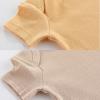 Baby Bodysuit Boy Girl Clothes Soft Newborn Infant Outfit Short Sleeve Romper(Pink/Yellow/Khaki)