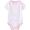 Baby Bodysuit and Pant Set 10-pcs Cotton Soft Newborn Boy Girl Clothes Outfits(Light Pink Star Stripe Set 10 Pieces)