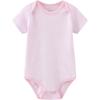 Baby Bodysuit and Pant Set 10-pcs Cotton Soft Newborn Boy Girl Clothes Outfits(Light Pink Star Stripe Set 10 Pieces)