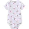 Baby Bodysuit and Pant Set 10-pcs Cotton Soft Newborn Boy Girl Clothes Outfits(Owl Pink Set 10 Pieces)
