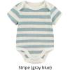 Baby Bodysuit and Pant Set Summer Ribbed Mix Match Infant Boy Girl Clothes Outfits(Gray Blue Dinosaur Ribbed 10 Pieces)
