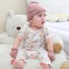 Baby Bodysuit and Pant Set Summer Ribbed Mix Match Infant Boy Girl Clothes Outfits(Red Floral Ribbed 10 Pieces)