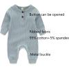 Baby Bodysuit and Pant Sets Ribbed Romper Soft Newborn Boy Girl Clothes Outfits Layette Gift Set(Starfish/Gray Blue/Navy)