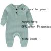 Baby Bodysuit and Pant Sets Ribbed Romper Soft Newborn Boy Girl Clothes Outfits Layette Gift Set(Starfish/White/Sage Green/Gray)