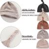 Baby Hats Mittens and Socks Set Cotton Newborn Hat Beanie Soft Infant Girls Boys Caps Gloves 0-6 month(Coffee Accessory Set 1 + Taupe Socks)