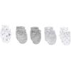 Baby Hats Mittens and Socks Set Cotton Newborn Hat Beanie Soft Infant Girls Boys Caps Gloves 0-6 month(Gray Accessory Set 1 + Gray Terry Socks)