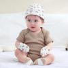Baby Hats Mittens and Socks Set Cotton Newborn Hat Beanie Soft Infant Girls Boys Caps Gloves 0-6 month(Light Blue Accessory Set 1 + Blue Terry Socks)