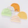 Baby Hats Mittens and Socks Set Cotton Newborn Hat Beanie Soft Infant Girls Boys Caps Gloves 0-6 month(Yellow Accessory Set 1 + Solid Color Socks)