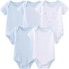 New Born Baby Clothes and Newborn Boy Girl Essentials Accessories Layette Set(Two Way Zipper Blue 23 Piece Set)
