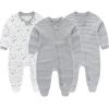 New Born Baby Clothes and Newborn Boy Girl Essentials Accessories Layette Set(Two Way Zipper Gray 23 Piece Set)
