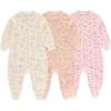 New Born Baby Layette Gift Set-23 Piece Cotton Girl Clothing and Essentials Accessories 0-12 month(Two Way Zipper Strawberry Fox 23 Piece Set)