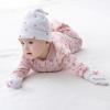 New Born Baby Layette Gift Set-23 Piece Cotton Girl Clothing and Essentials Accessories 0-12 month(Two Way Zipper Strawberry Fox 23 Piece Set)
