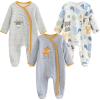 New Born Clothes Cotton Layette Gift Set Unisex Baby Outfit and Accessories Newborn Essentials Must Haves(Gray Deer 23 Piece Set)