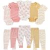 Yellow Butterfly Ribbed 10 Pieces