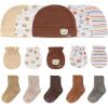 Bear Accessory Set 1+taupe Socks