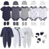 Dark Blue Star Stripe 23 Piece Set