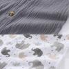 Ruliby Baby Girl Romper Button Jumpsuit Summer Infant Boy Clothes for 0-24 Months(Dark Gray/Elephant)