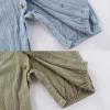 Ruliby Baby Girl Romper Button Jumpsuit Summer Infant Boy Clothes for 0-24 Months(Dark Green/Blue)