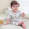 Ruliby Baby Girl Romper Button Jumpsuit Summer Infant Boy Clothes for 0-24 Months(Khaki/Flower)