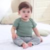 Ruliby Baby Bodysuit and Pant Set Summer Ribbed Mix Match Infant Boy Girl Clothes Outfits(Gray Blue Dinosaur Ribbed 10 Pieces)