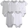Ruliby New Born Clothes Cotton Layette Gift Set Unisex Baby Outfit and Accessories Newborn Essentials Must Haves(Gray Deer 23 Piece Set)