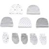 Ruliby New Born Clothes Cotton Layette Gift Set Unisex Baby Outfit and Accessories Newborn Essentials Must Haves(Gray Deer 23 Piece Set)