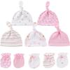 Ruliby New Born Clothes Cotton Layette Gift Set Unisex Baby Outfit and Accessories Newborn Essentials Must Haves(Pink Bunny 23 Piece Set)