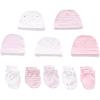 Ruliby New Born Clothes Cotton Layette Gift Set Unisex Baby Outfit and Accessories Newborn Essentials Must Haves(Pink Owl 23 Piece Set)