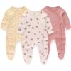 Ruliby New Born Clothes Cotton Layette Gift Set Unisex Baby Outfit and Accessories Newborn Essentials Must Haves(Strawberry Pink 23 Piece Set)