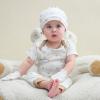 Ruliby Baby Bodysuit and Pant Set 10-pcs Cotton Soft Newborn Boy Girl Clothes Outfits(Khaki Stripe Set 10 Pieces)