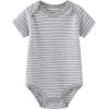 Ruliby Baby Bodysuit and Pant Set 10-pcs Cotton Soft Newborn Boy Girl Clothes Outfits(Light Gray Star Stripe Set 10 Pieces)