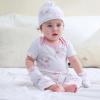 Ruliby Baby Bodysuit and Pant Set 10-pcs Cotton Soft Newborn Boy Girl Clothes Outfits(Pink Bunny Set 10 Pieces)
