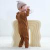 Ruliby Baby Bodysuit Ribbed Romper 5-pcs Soft Unisex Boy Girl Outfit Clothes Set 0-12 momth(5-piece Romper Sage Green/Dinosaur)