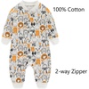 Ruliby Baby Bodysuit and Pant Sets Ribbed Romper Soft Newborn Boy Girl Clothes Outfits Layette Gift Set(Cute Animal/Apricot/Yellow/Khaki)