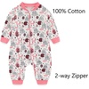 Ruliby Baby Bodysuit and Pant Sets Ribbed Romper Soft Newborn Boy Girl Clothes Outfits Layette Gift Set(Fox/Pink/Stripe)