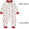 Ruliby Baby Bodysuits and Zip Romper Pants Set Cotton Newborn Clothes | Unisex outfits layette gift bundle set,short sleeved, long sleeved mixed snap button and 2-way zip romper(Coral Pink Ribbed Set + Deer)