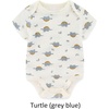 Ruliby Newborn Baby Bodysuit 5 Pack Soft Ribbed One-Piece Outfit Clothes Sets 0-12 Month(Blue Bodysut 5-piece Khaki/Green/Blue)