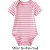 Ruliby Newborn Baby Bodysuit 5 Pack Soft Ribbed One-Piece Outfit Clothes Sets 0-12 Month(Pink Bodysut 5-piece Purple/Pink)