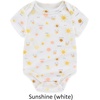 Ruliby Newborn Baby Bodysuit 5 Pack Soft Ribbed One-Piece Outfit Clothes Sets 0-12 Month(Yellow Bodysut 5-piece Beige/Yellow/White)