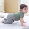Ruliby Baby Bodysuit and Pant Set 6-pcs Ribbed Soft Infant Boy Girl Clothes(Pink White Gray Set 6 Pieces)