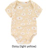 Ruliby Baby Bodysuit and Pant Set 6-pcs Ribbed Soft Infant Boy Girl Clothes(Sunny Flowers Set 6 Pieces)