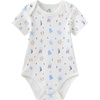 Ruliby Baby Bodysuit and Pant Set 10-pcs Cotton Soft Newborn Clothes Outfit(Animal Navy Blue Set 10 Pieces)