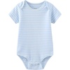 Ruliby Baby Bodysuit and Pant Set 10-pcs Cotton Soft Newborn Clothes Outfit(Light Blue Star Stripe Set 10 Pieces)