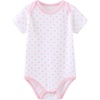 Ruliby Baby Bodysuit and Pant Set 10-pcs Cotton Soft Newborn Clothes Outfit(Light Pink Star Stripe Set 10 Pieces)