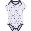 Ruliby Baby Bodysuit and Pant Set 10-pcs Cotton Soft Newborn Clothes Outfit(Navy Blue Striped Set 10 Pieces)