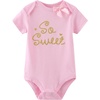 Ruliby Baby Bodysuit and Pant Set 10-pcs Cotton Soft Newborn Clothes Outfit(Pink Bunny Set 10 Pieces)