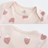 Ruliby Baby Bodysuit and Pant Set 10-pcs Cotton Soft Newborn Clothes Outfit(Strawberry Sunshine Set 10 Pieces)