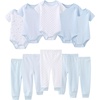 Light Blue Star Stripe Set 10 Pieces